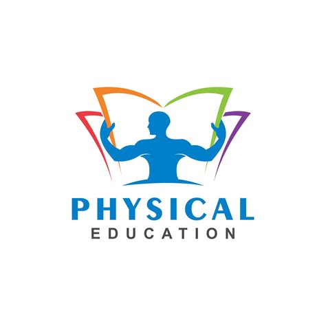 Physical education logos .